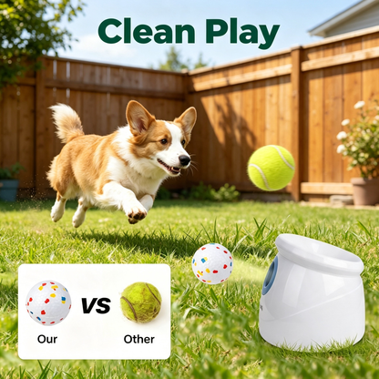 Automatic Dog Ball Launcher, Interactive Fetch Toy for Medium Large Dogs