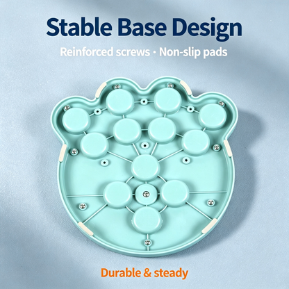 Paw‑Shaped Dog Puzzle Feeder, Interactive Treat Dispensing Toy for Mental Stimulation